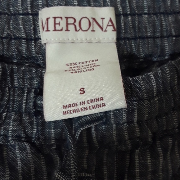 Merona  new pin stripes pjs stretchy - Picture 3 of 3